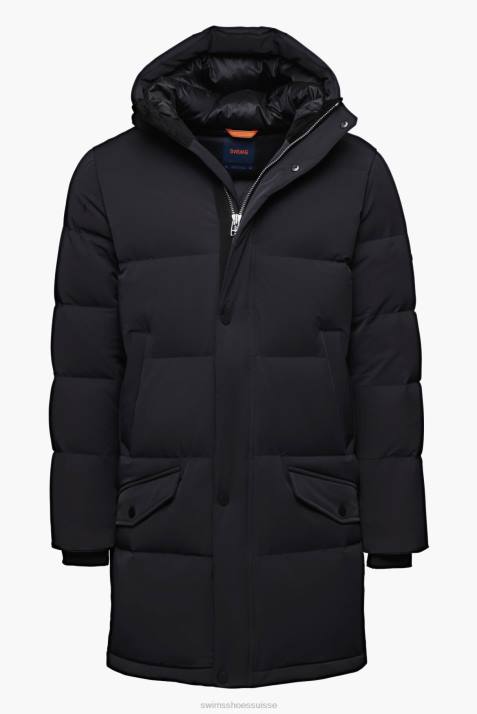 SWIMS noir parka ontario vêtements 8HDH176