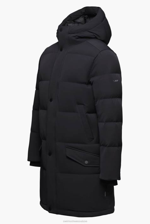 SWIMS noir parka ontario vêtements 8HDH176
