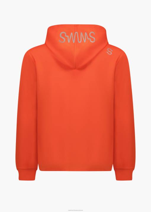 SWIMS orange sweat à capuche unique vêtements 8HDH157